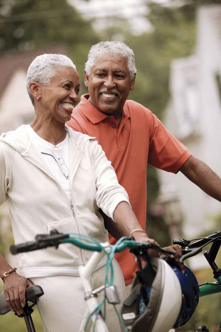 Elderly people receiving care and companionship